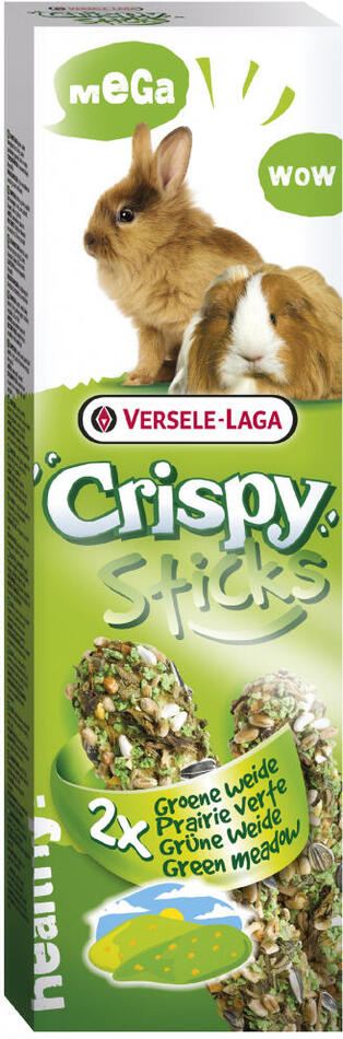 Versele-Laga Crispy Sticks Rabbits-Guinea Pigs Green Meadow2x70g