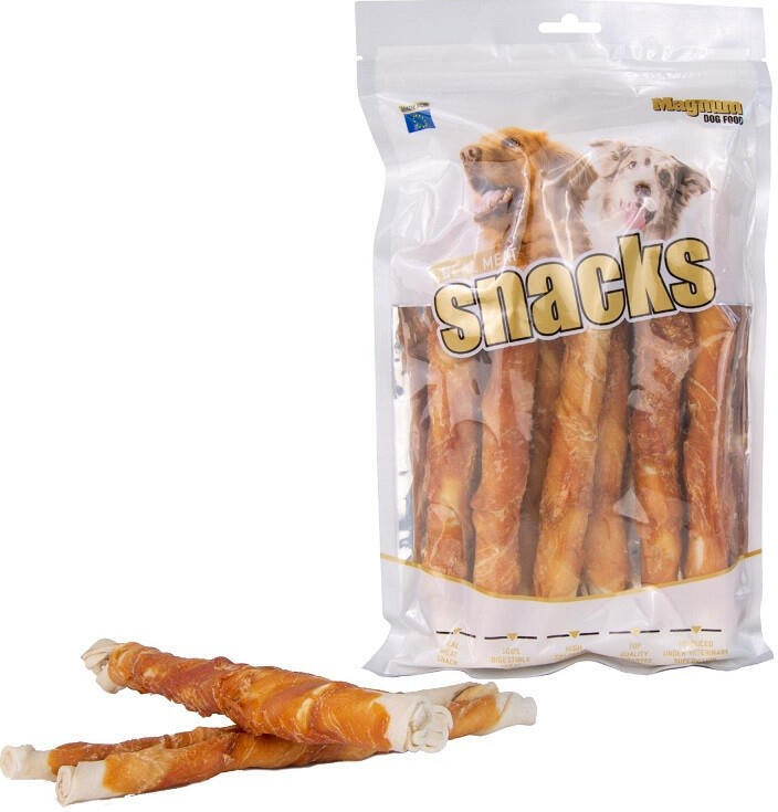 Magnum Chicken Roll on Rawhide stick 500g