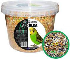 FINE PET Super Mix Andulka vědro 2kg