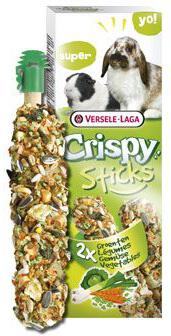 Versele-Laga Crispy Sticks Rabbits-Guinea Pigs Vegetables 2x55g
