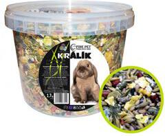 FINE PET Zakrslý Králík Premium vědro 1,7kg
