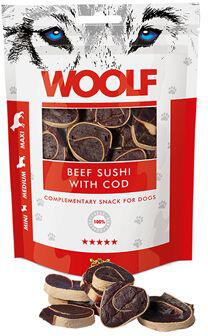 WOOLF Classic poch. Beef Sushi with Cod 100g