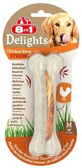 Pochoutka 8in1 Delights Chicken Bones Strong S/1ks