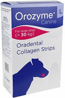 Orozyme plátky žvýkací pro psy L nad 30kg 141g