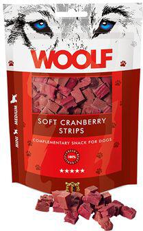 WOOLF Classic poch. Soft Cranberry Strips 100g