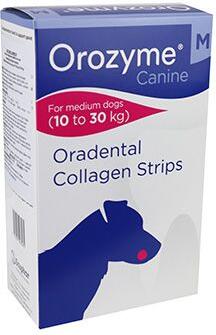 Orozyme plátky žvýkací pro psy M 10-30kg 141g