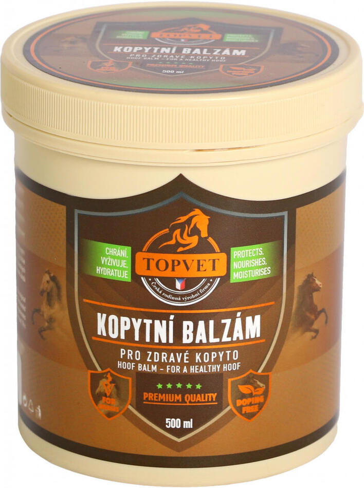 Kopytní balzám pro zdravé kopyto TOPVET 500ml