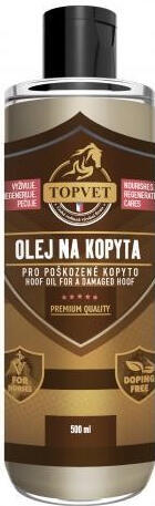 Olej na kopyta - pro poškozené kopyto TOPVET 500ml