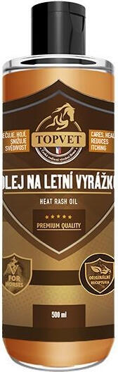 Olej na letní vyrážku pro koně TOPVET 500ml