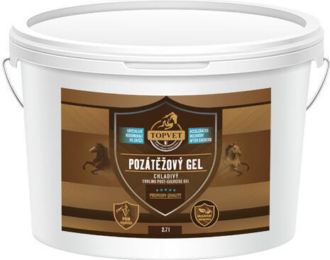 Pozátěžový gel chladivý pro koně TOPVET 2,7l