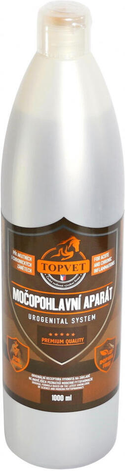 Močopohlavní aparát sirup pro koně TOPVET 1l