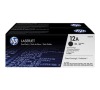 Toner HP 12A, 2x 2 000 stran - ern