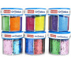 Třpytky Easy MIX barev, sada 6 x 60g, jemné a hrubé