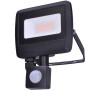 Solight LED reflektor Easy se sensorem, 20W, 1600lm, 4000K, IP44, černý