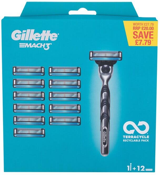 Holicí strojek Gillette Mach3, 1 ml