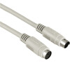 Hama prodlužovací kabel PS/2, mini-DIN 6pin, 2m, šedý
