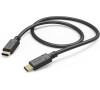 Hama kabel USB-C 2.0 typ C vidlice - C vidlice, 1 m, černá