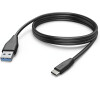 Hama kabel USB-C 3.1 A vidlice - typ C vidlice, 3 m