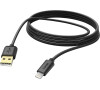 Hama MFI USB nabíjecí/ datový kabel pro Apple s Lightning konektorem, 3 m, černý