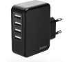 Hama síťová USB nabíječka, 4zásuvková, 4,8 A