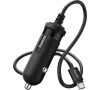 Hama nabíječka do vozidla s kabelem, micro USB, 2,4 A, černá