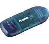 Hama čtečka karet USB 2.0 SD/MMC, modrá