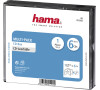 Hama CD Multi-Pack, obal na 6 CD/DVD, průhledný/černý