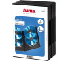 Hama DVD Quad Box, Black, Package of 5 pieces
