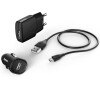 Hama Picco nabíjecí set, micro USB, 1 A,3dílný