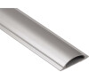 Hama cable Duct, semicircular, 100/21 cm, silver