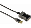 Hama USB 2.0 Extension Cable, active, A-plug, A-socket, 5 m, black