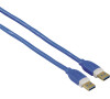 Hama USB 3.0 kabel typ A-A, propojovací, 1,8 m, modrý