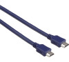 Hama HDMI Connecting Cable, plug - plug, 1.5 m, blue