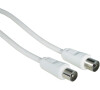 Hama anténní kabel 75dB, bílý, 15m