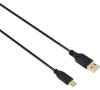 Hama micro USB kabel Flexi-Slim, oboustranný konektor, 0,75 m, černý