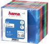 Hama CD Slim Box Pack of 25, Coloured