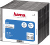 Hama CD Slim Box, black, pack of 25 pcs