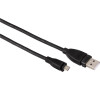 Hama micro USB 2.0 kabel, typ A - micro B, 0,25m, černý