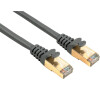 Hama CAT 5e Patch Cable, STP (shielded), 0.25 m, grey