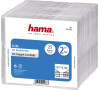 Hama CD Slim Double Box, transparent, pack of 25