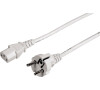 Hama universal Mains Lead, 5 m, white