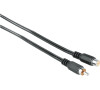 Hama audio Extension Cable 1 RCA (phono) Plug - 1 RCA (phono) Socket, 2.5 m