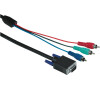 Hama video Connecting Cable, 3 RCA plugs - HDD plug, 15 pins, 2.0 m