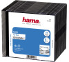 Hama CD BOX SLIM náhradní obal, 20ks/bal, transparentní/černá