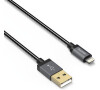 Hama USB kabel Elite pro Apple Lightning, MFI, kovový, 0,75 m
