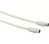 Hama anténní kabel 75dB, bílý, 7.5m