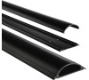 Hama cable Duct, semicircular, 100/2.1 cm, black