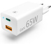 Hama síťová USB nabíječka GaN, USB-C + USB-A, Power Delivery 65 W