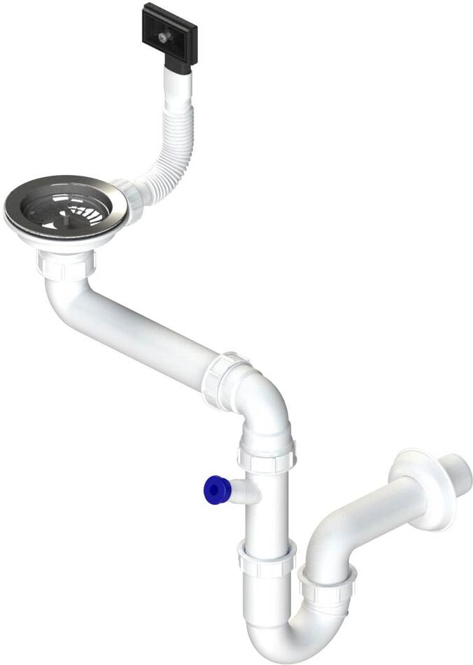 Sinks sifon 3 ?" pro nerez. dřezy s úsporou místa