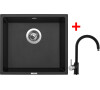 Sinks FRAME 457 Granblack+VITALIA GR